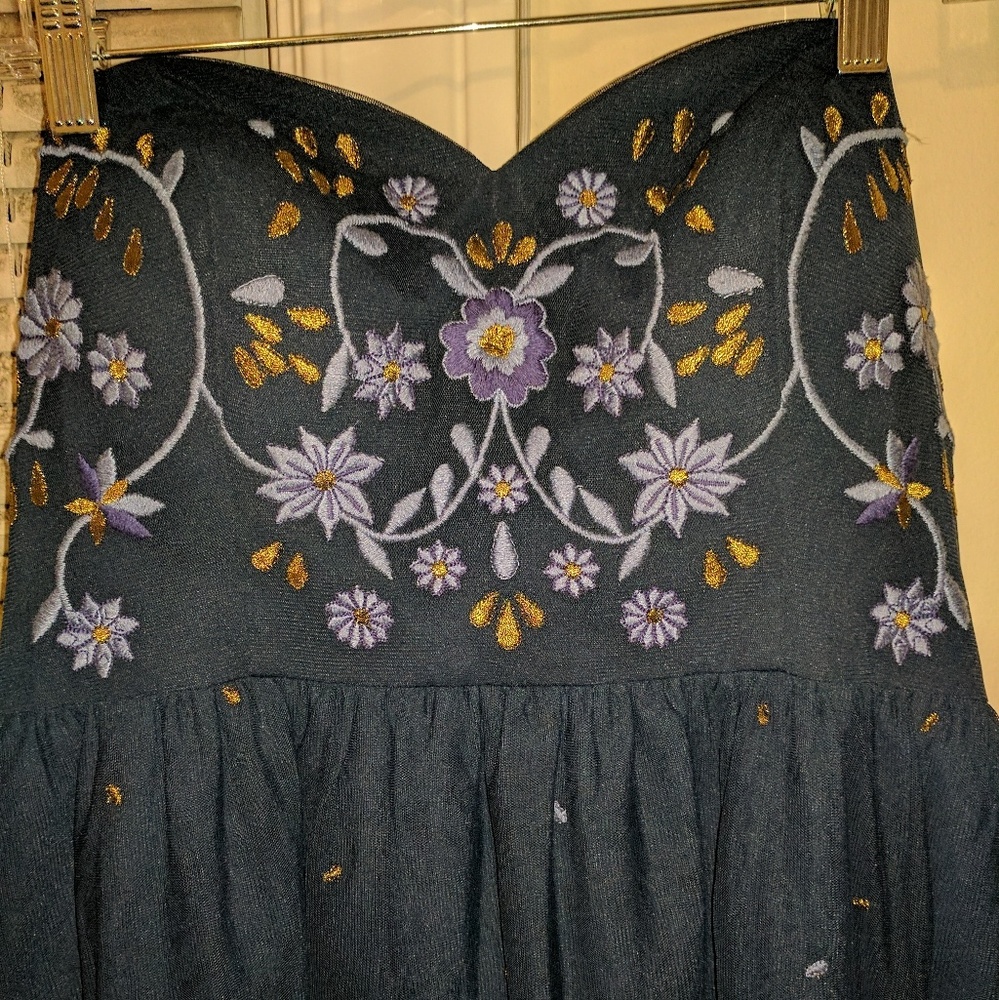 ModCloth Formal Strapless Dress w/ POCKETS! NWOT