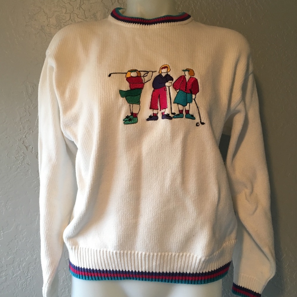 Vintage golf sweater