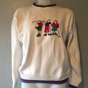 Vintage golf sweater