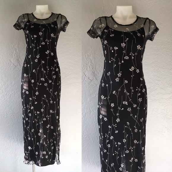 Vintage see through maxi dress - Picture 2 of 3