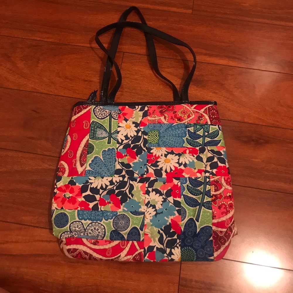 Vera Bradley patchwork tote