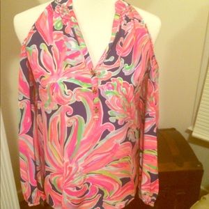 Lilly Pulitzer Off shoulder Blouse