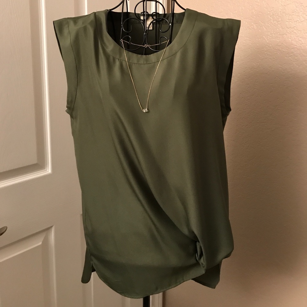J.Crew sleeveless blouse