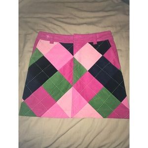 Lilly Pulitzer Plaid Skirt