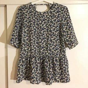 Lightweight Floral Print Blouse