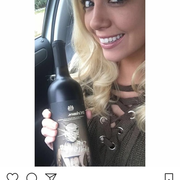 Burnt Orange Lace-Up Chunky Sweater - Picture 3 of 6