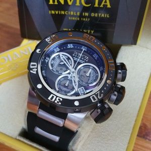 NEW Invicta Reserve Black/Silver Dial Swiss Watch
