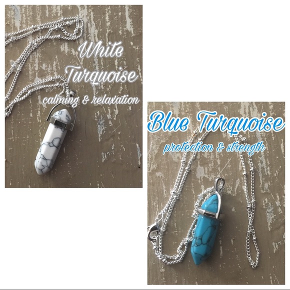 ❌CLEARANCE❌ Natural crystal pendant necklaces - Picture 2 of 8