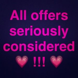 Make me an offer! I love deals!