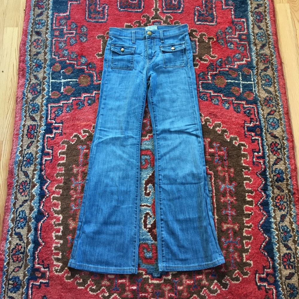 Current Elliot wide leg jeans