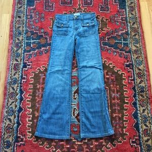 Current Elliot wide leg jeans