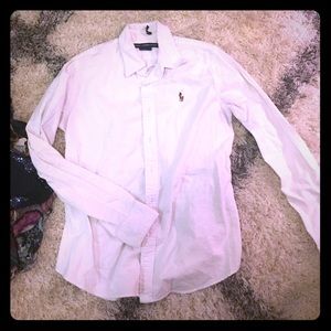 Ralph Lauren Women's button up size 8- slim fit