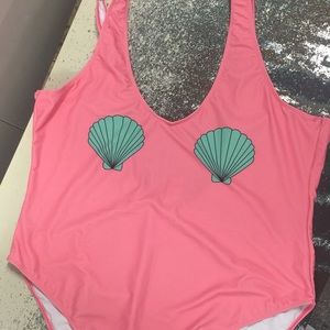 Mermaid one piece swimsuit