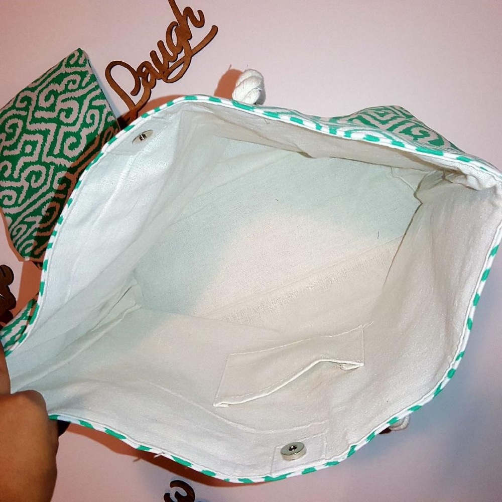 🌻NEW🌻 Boho beach bag with mini wristlet - Picture 2 of 3