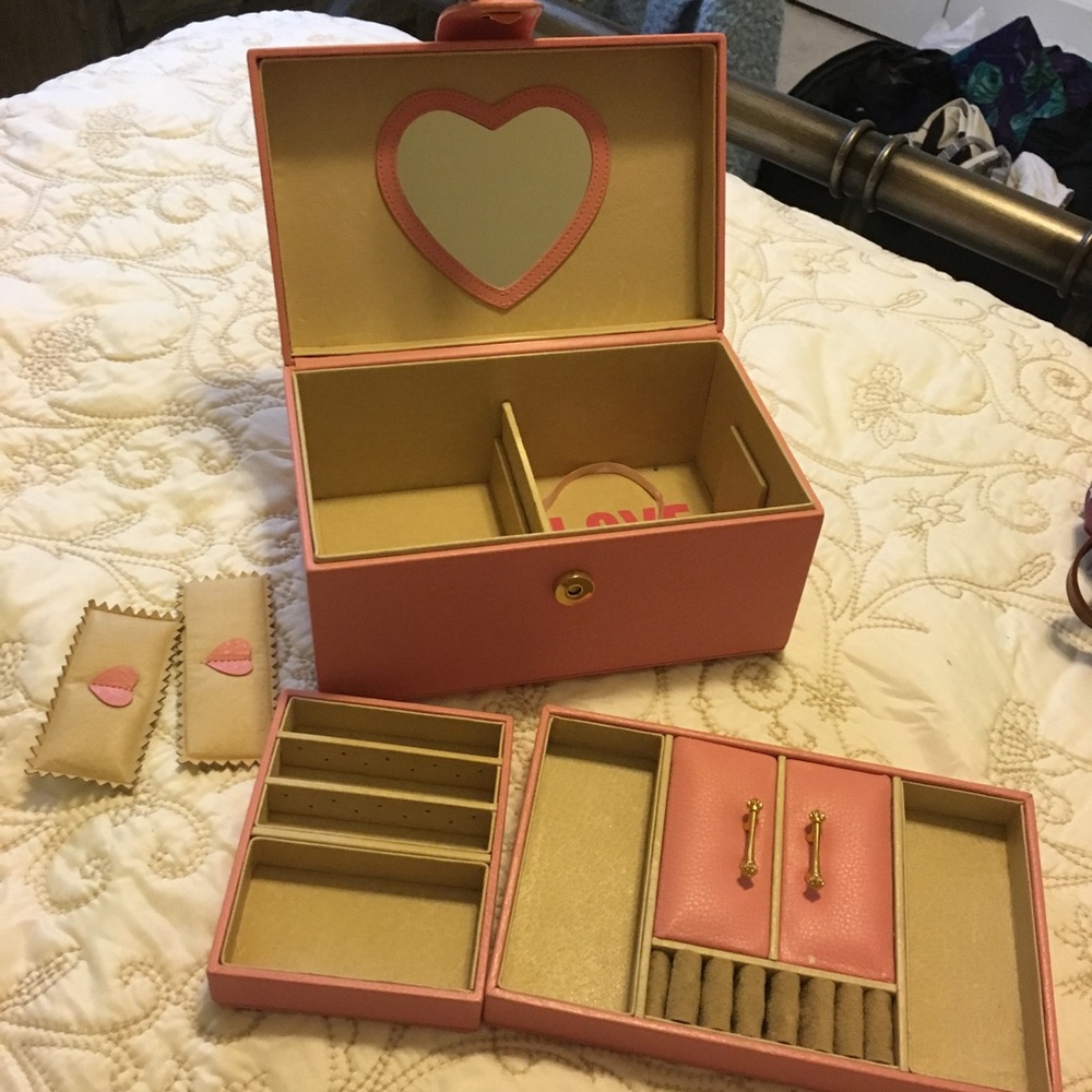 Pink Leather Juicy Couture Jewelry Box