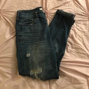 Abercrombie & Fitch distressed boyfriend jeans