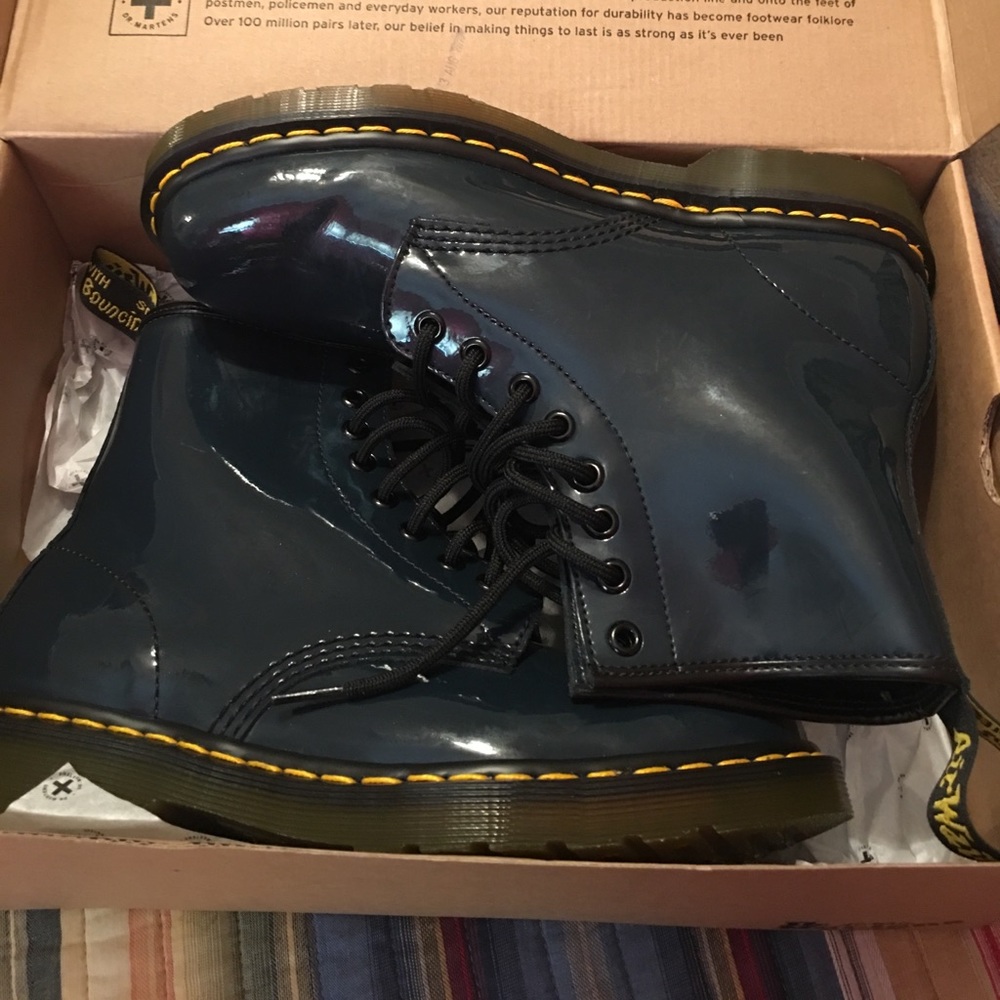 Navy blue Dr. Martens