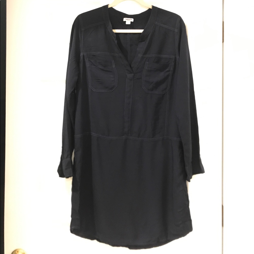 Dark navy dress