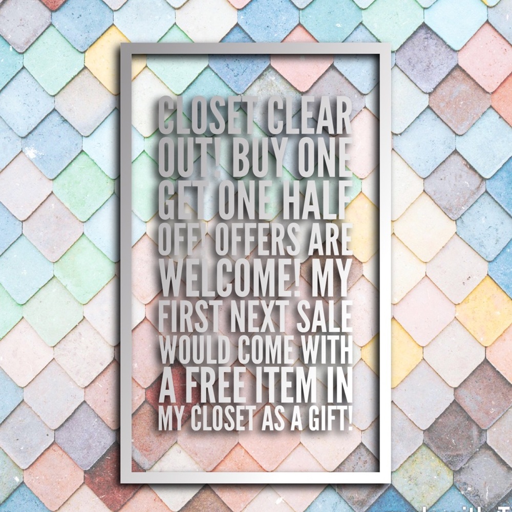 Closet SALE! 🤘🤘😻