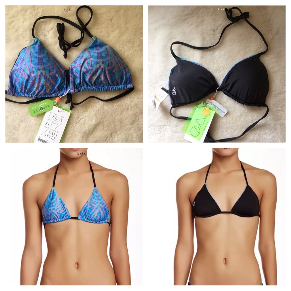 New Vitamin A Reversible Triangle Bikini Top