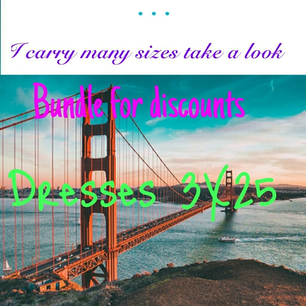 SUMMER SALE DRESSES.......ect Small medium large