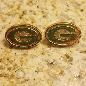 Packers earrings nwot