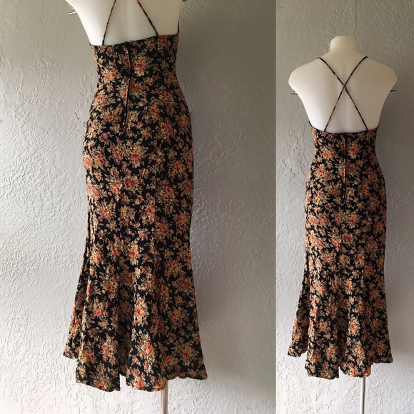 Vintage mermaid style maxi dress - Picture 2 of 2