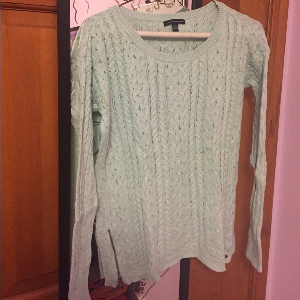 Turquoise American Eagle Sweater