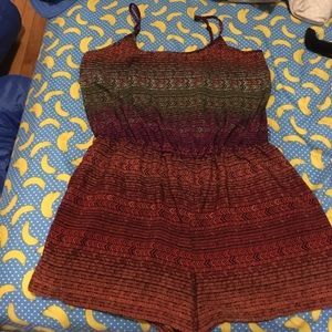 Multi colored romper