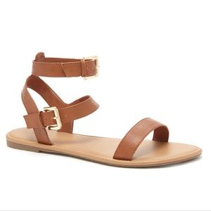 Tan sandals