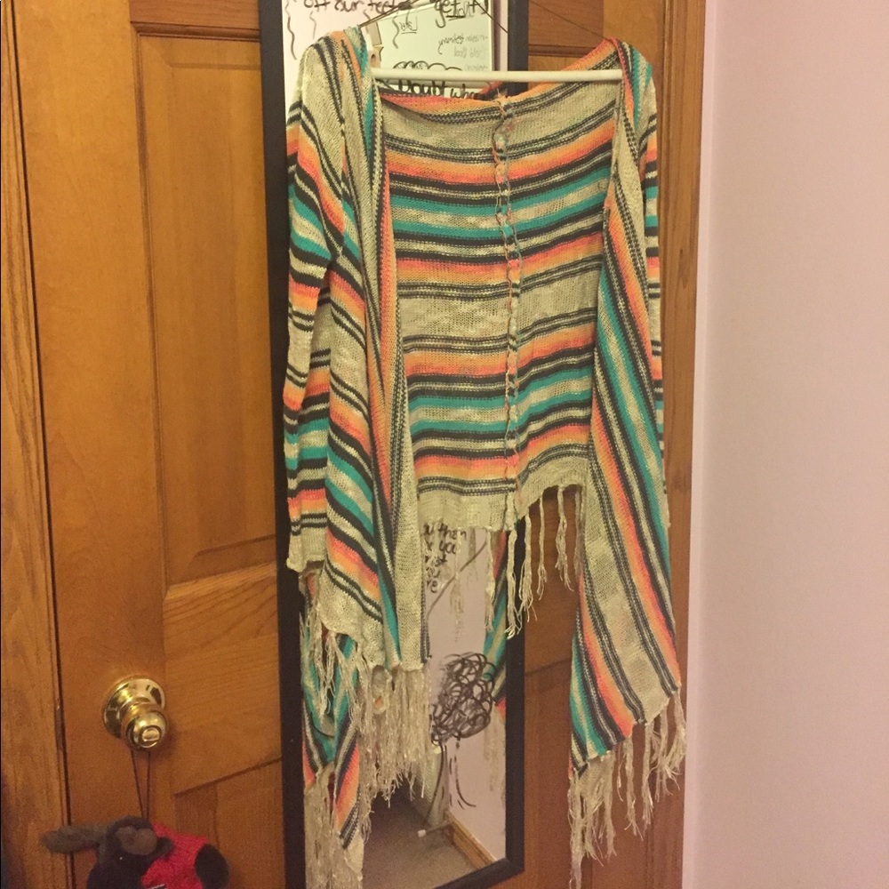 Striped cardigan