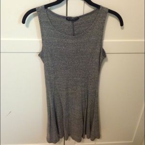 Grey Brandy Melville A-Line Mini Dress