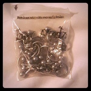 Septum/belly button/nipple rings 14G, 3/8"
