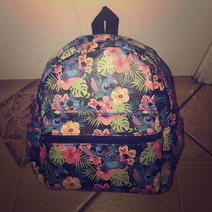 Stitch Hawaiian-Style Mini Backpack