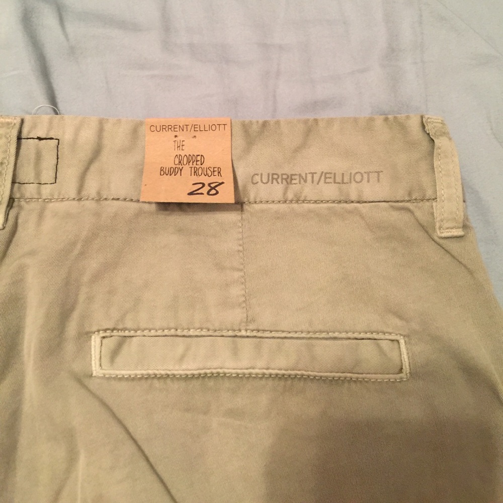Current/Elliott Cropped Buddy Trouser - Picture 4 of 4