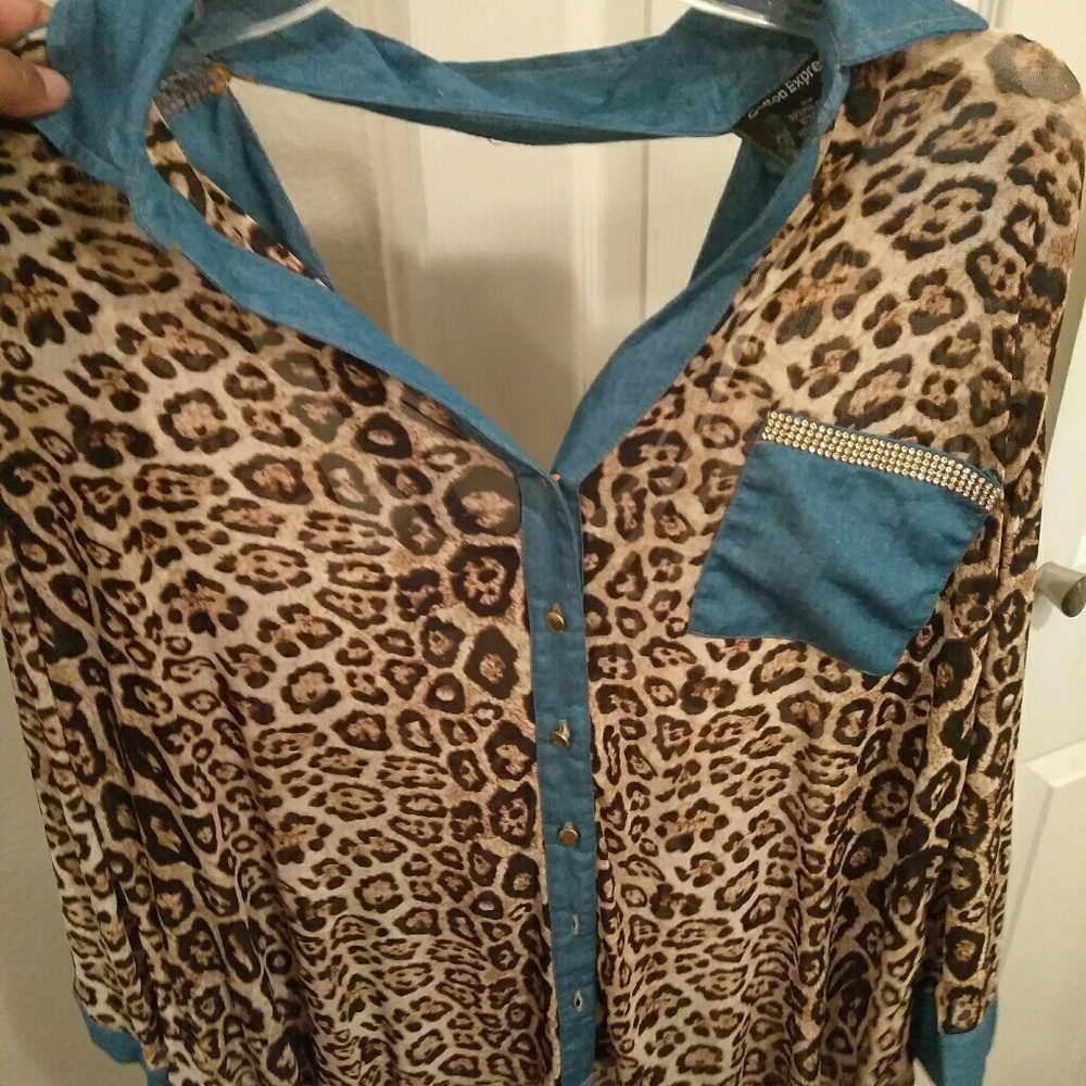 Leopard Blouse