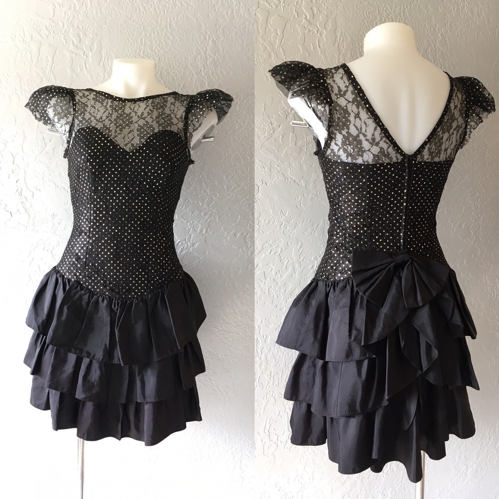 Vintage prom formal dress gown