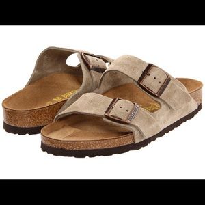Arizona Birkenstock Brown Suede