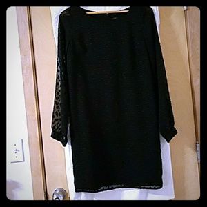 Black long sleeves dress