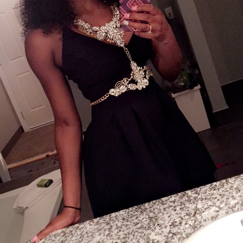 🛑🛑 SOLD 🛑🛑 Navy blue skater dress