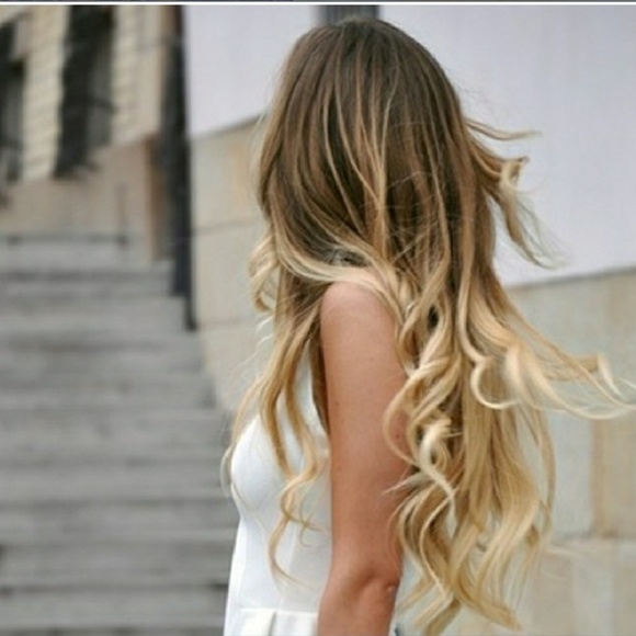 Ombre Blonde clip in Extension