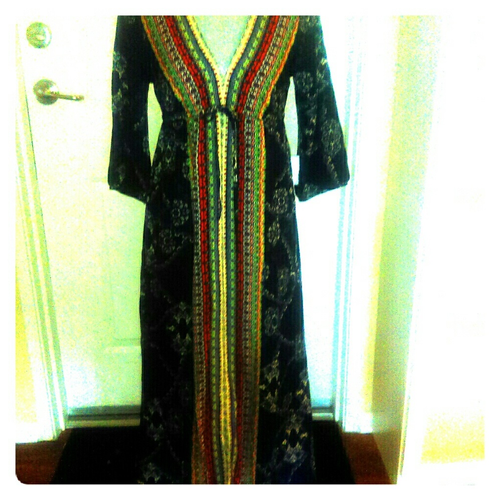 Bohemian print Maxi dress