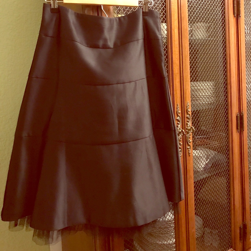 BCBG Maxazria Cocktail Skirt with petticoat bottom