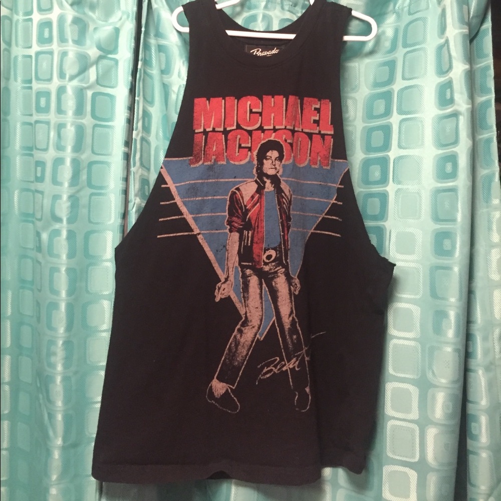 Michael Jackson sleeveless shirt