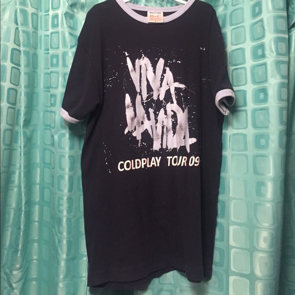 Coldplay Viva La Vida '09 Tour shirt