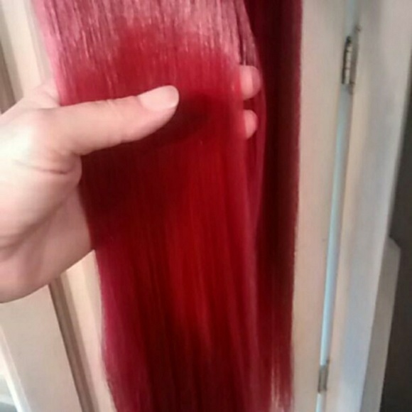 Red Beauty Full Head Clip in Extension