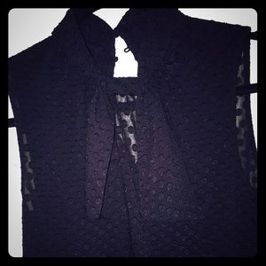 Sale - Polka Dot Tie Top