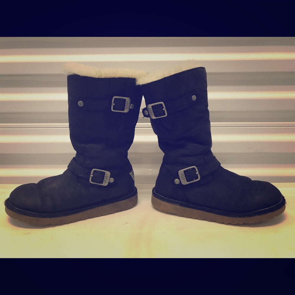 ♻️ Ugg Australia Girls Sheep fur lined boots