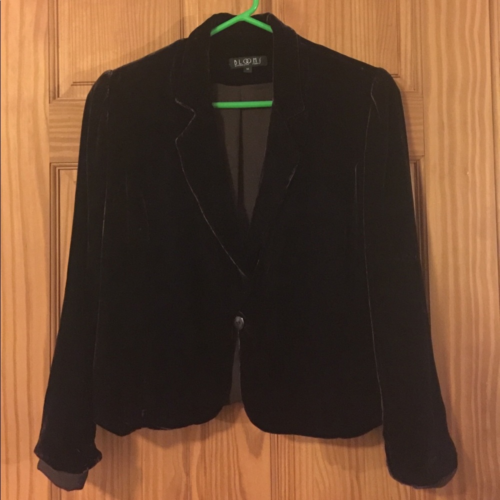 Vintage deep burgundy blazer