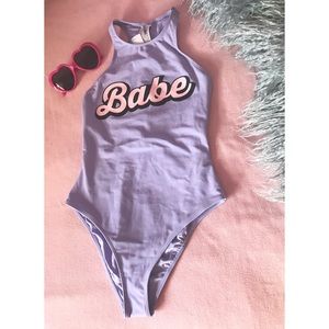 💖Forever 21 "Babe" Bathing Suit